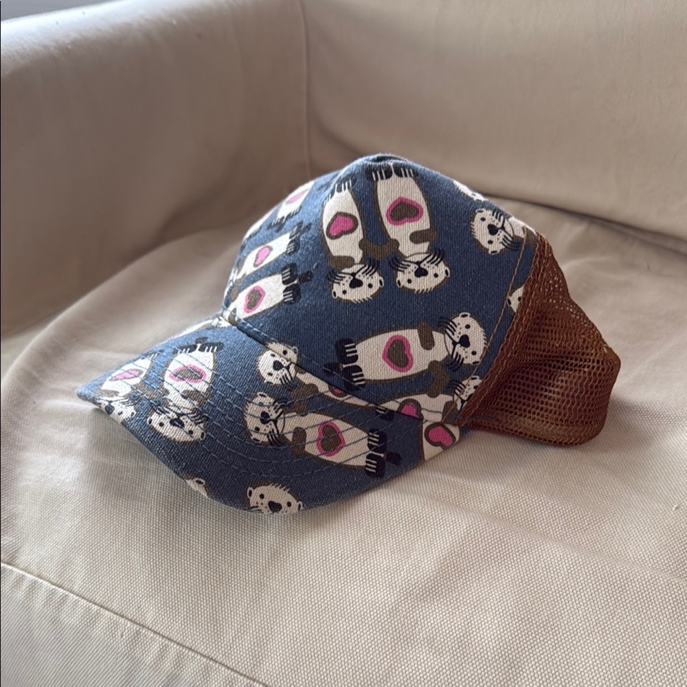 “Otterly” Bungalow 360 Adorable Blue & Brown Trucker Hat
